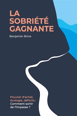couverture du livre La sobriété gagnante Auteur : Benjamin Brice.